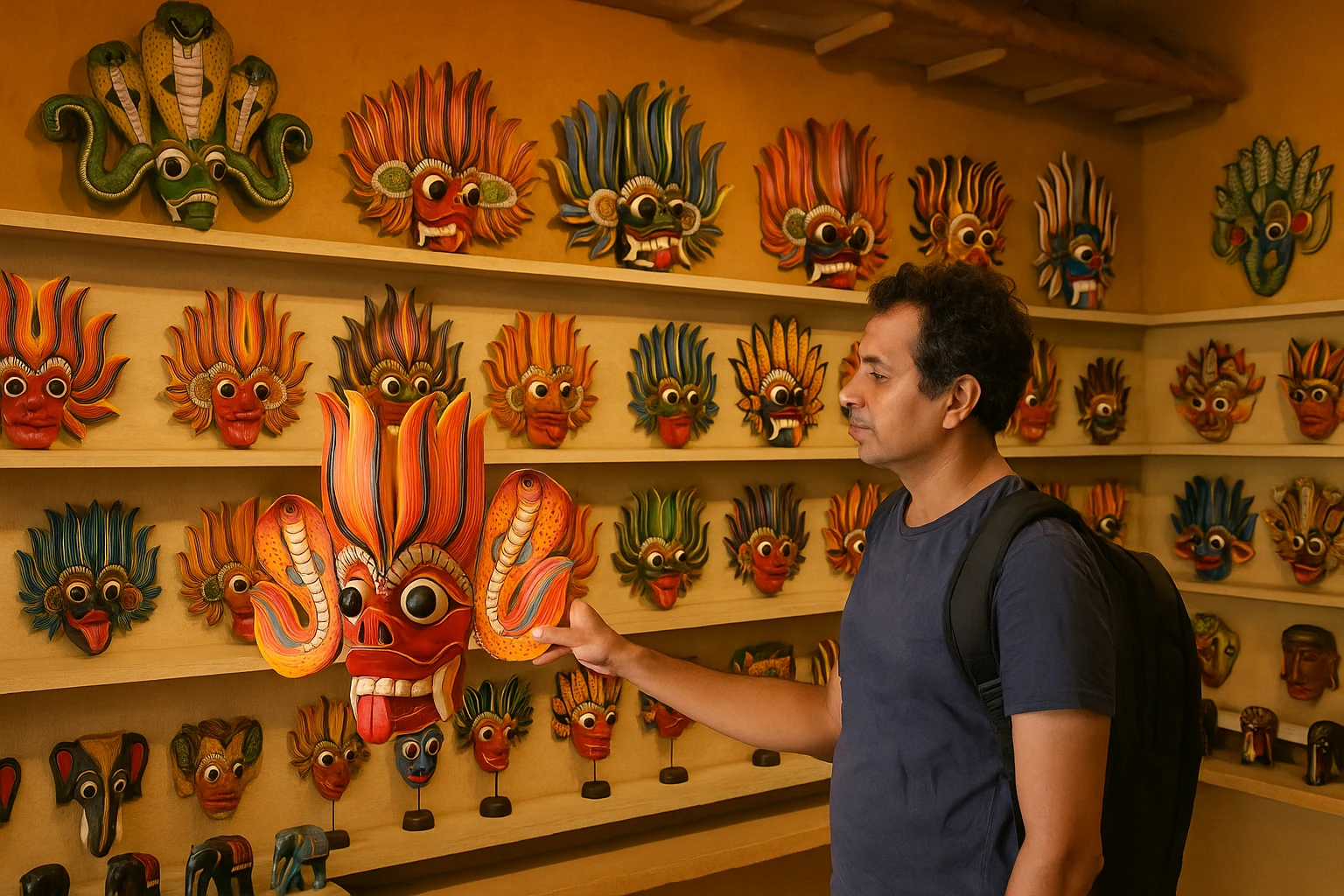 Ambalangoda masks & beach