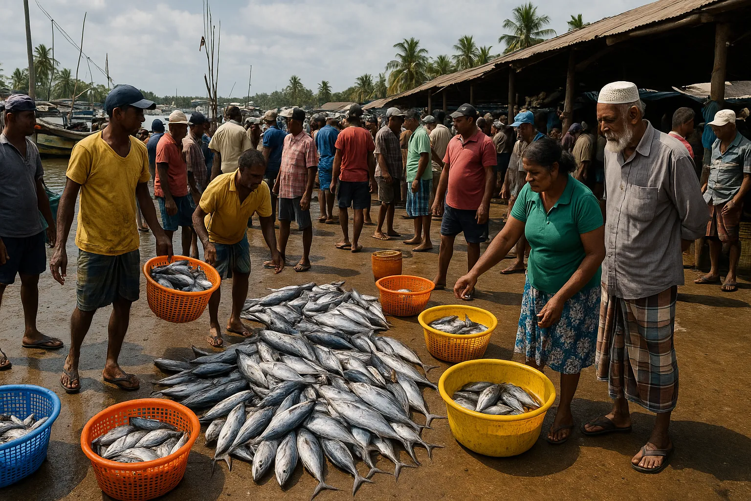 Negombo Fish Market (Lellama)