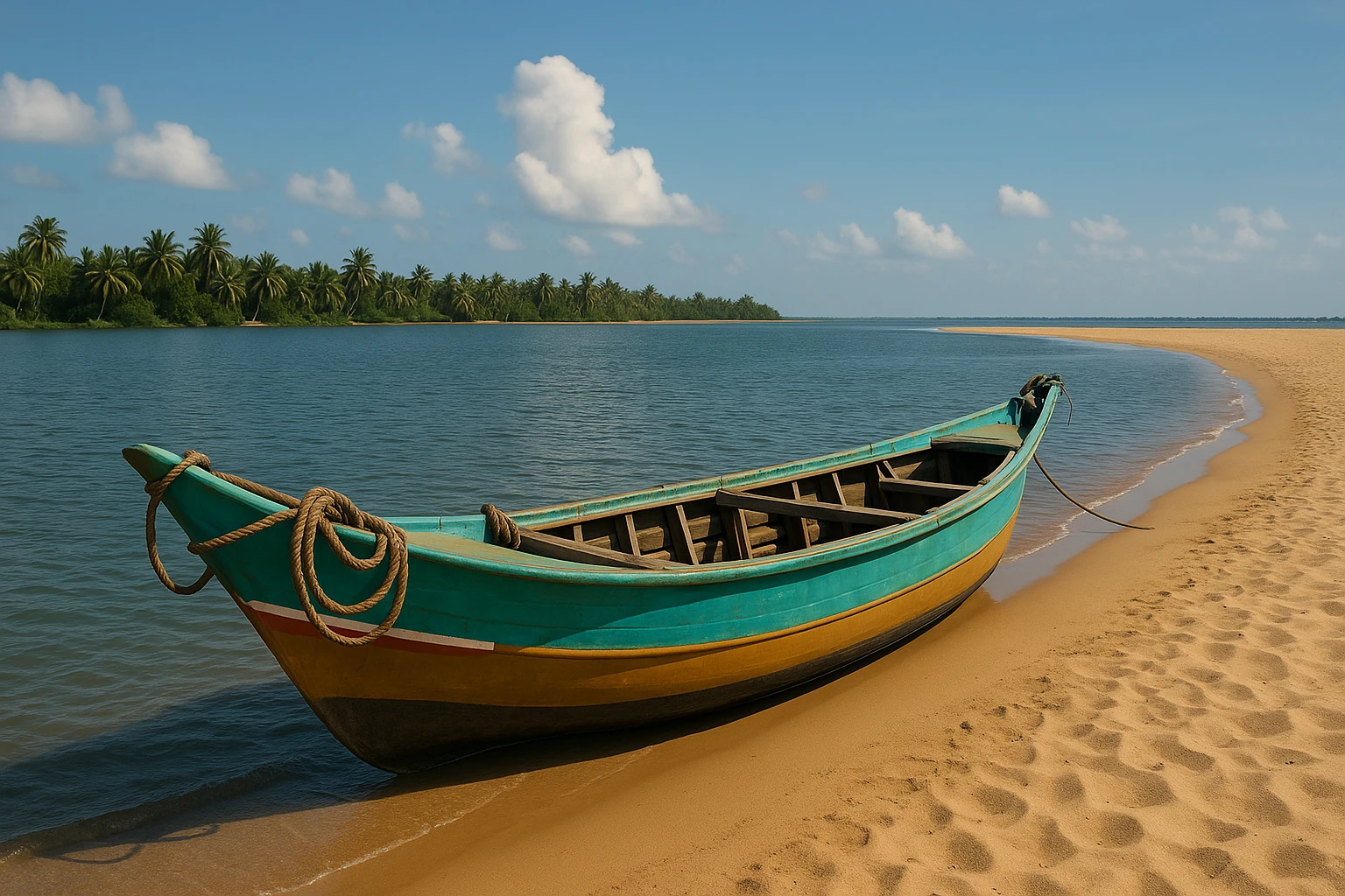Negombo beach & lagoon