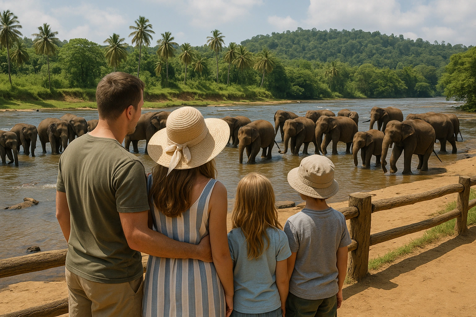 Pinnawala elephants