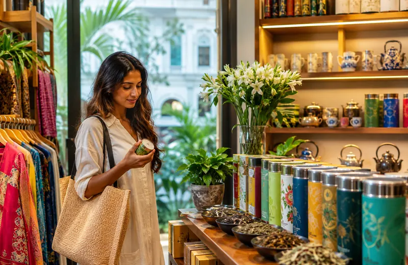 Ceylon tea and souvenir shopping in Colombo